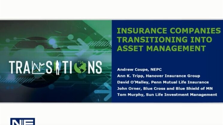 Copy: Insurance companies transitioning into asset management.