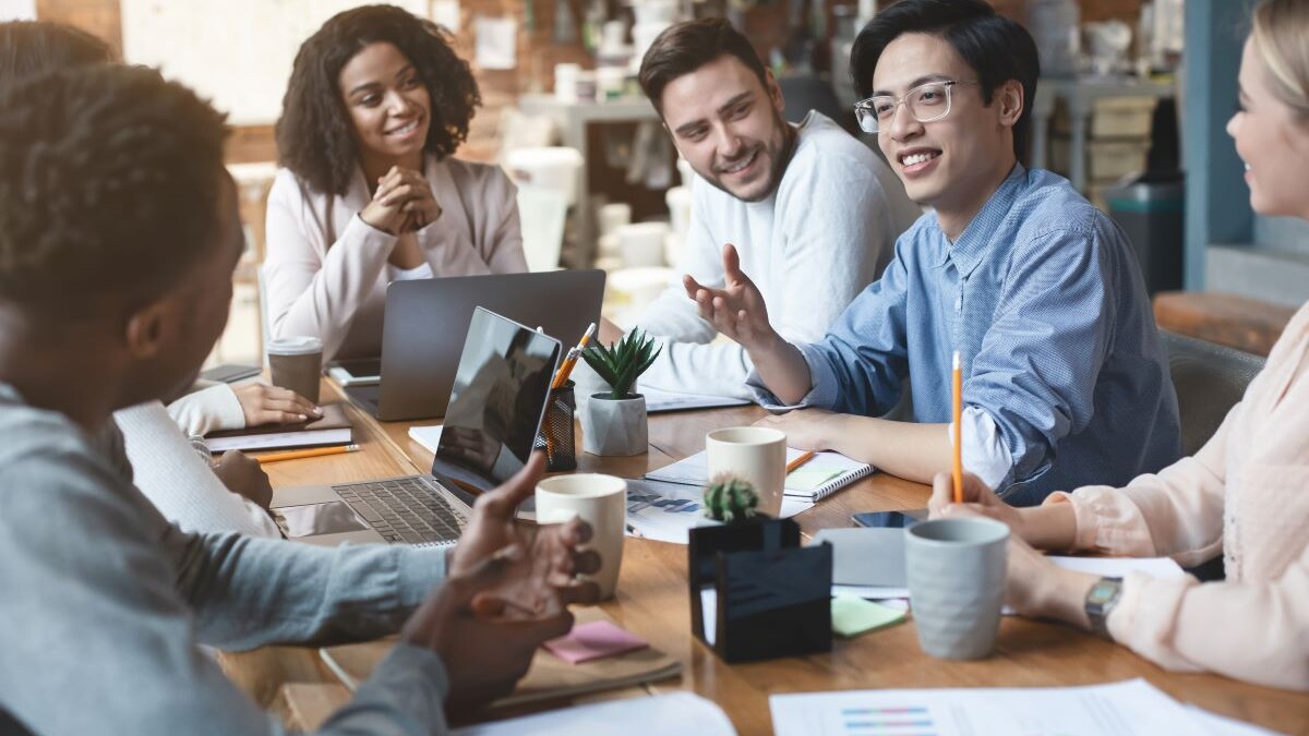 Business people in a meeting