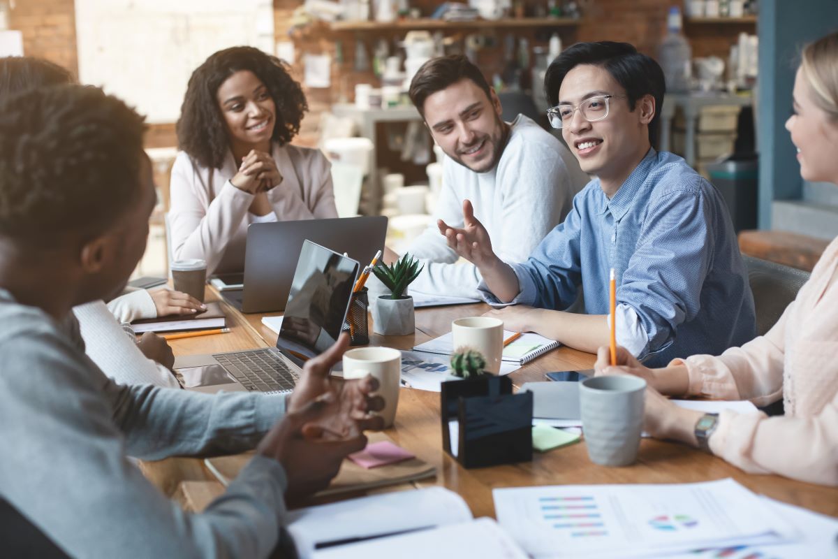 Business people in a meeting