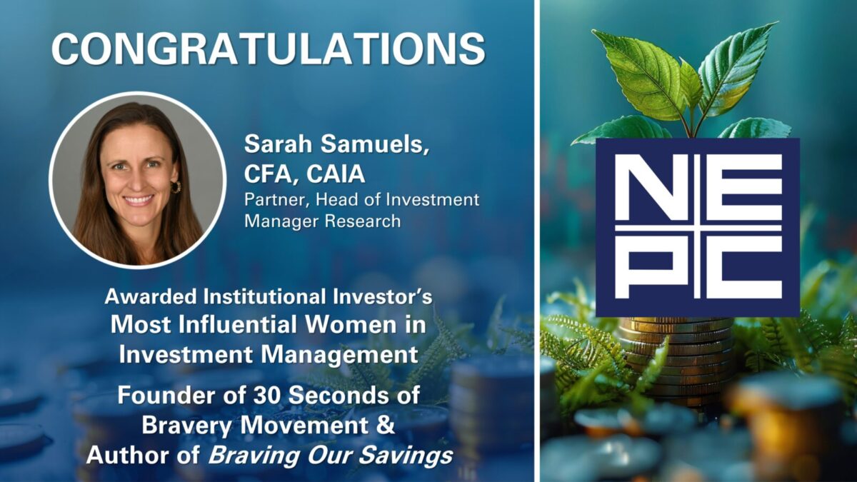 Sarah Samuels named to II's Most Influential Women in Investment Management List