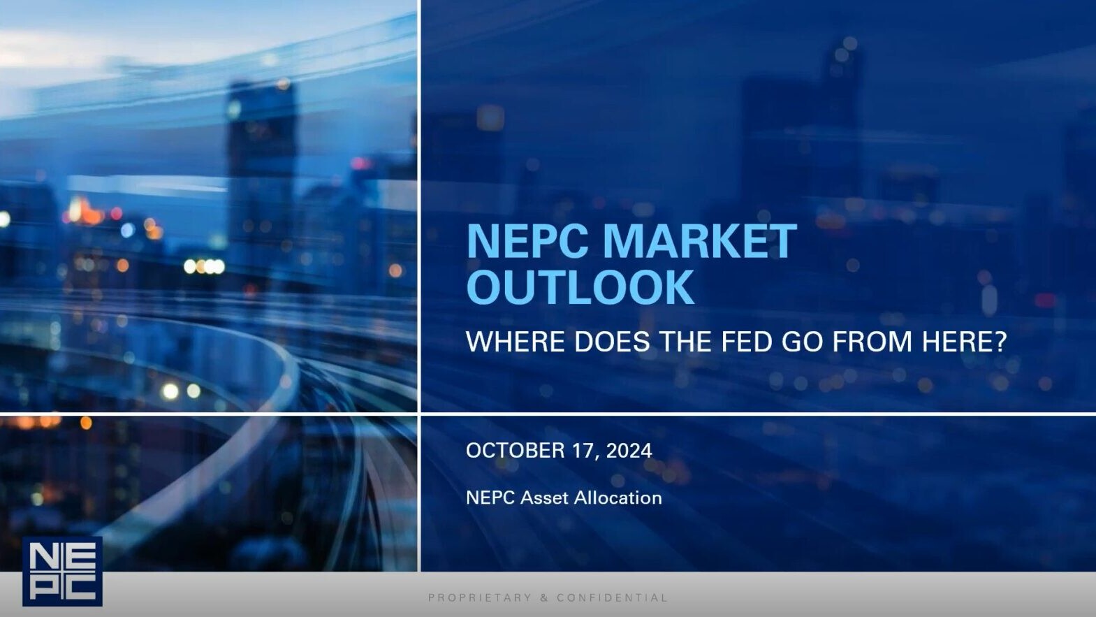 NEPC Q3 Market Webinar - Where Does the Fed Go from Here?