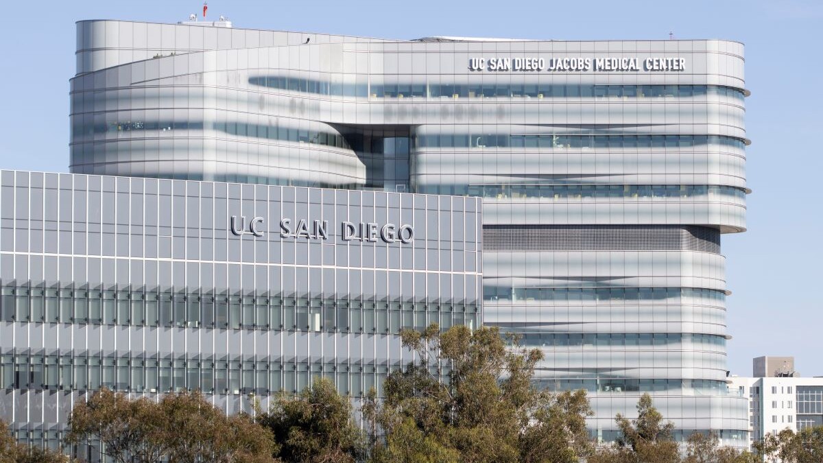 image of UC San Diego Health campus in La Jolla, San Diego, California.