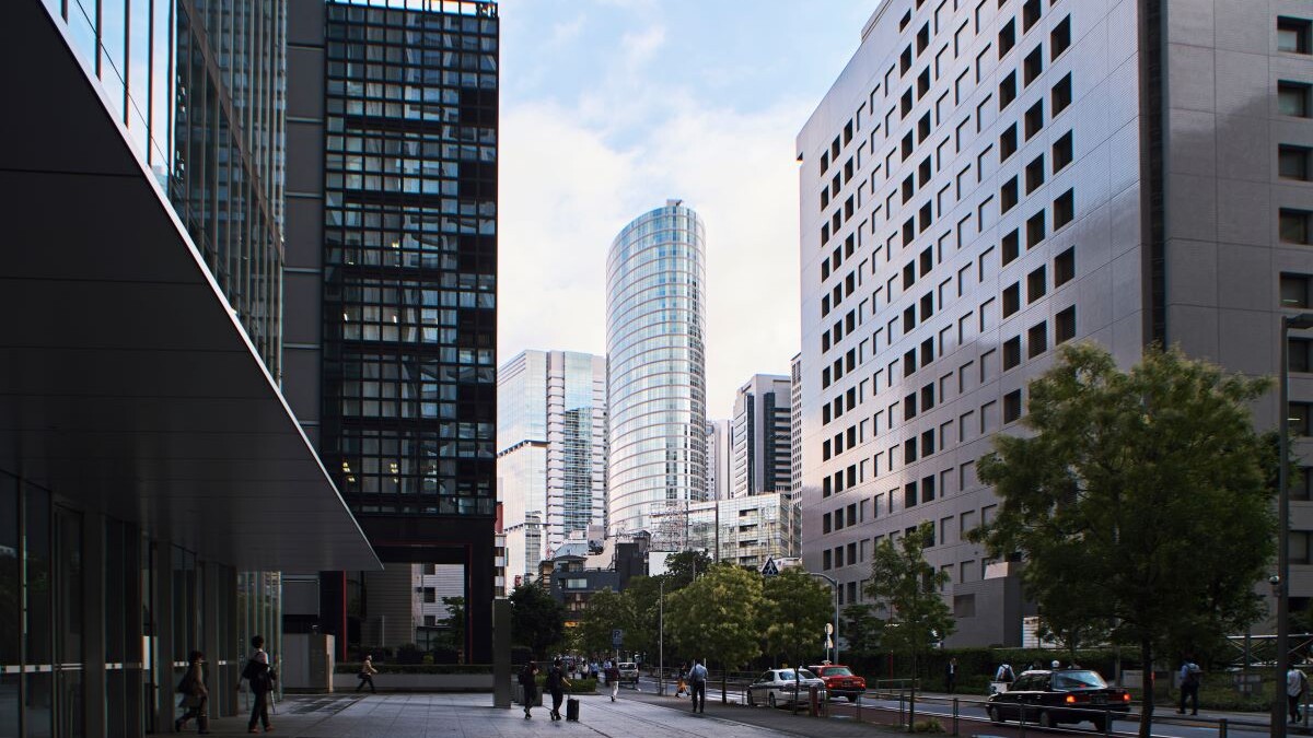 tokyo city skyscrapers