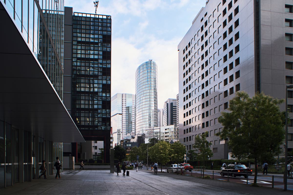 tokyo city skyscrapers